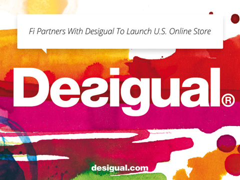 Fi & Desigual Partner to Launch U.S. Online Store