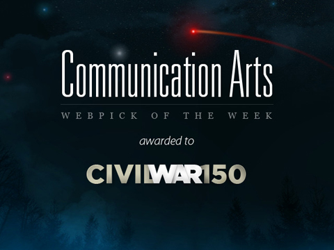Civil War 150 CommArts Webpick of the Week